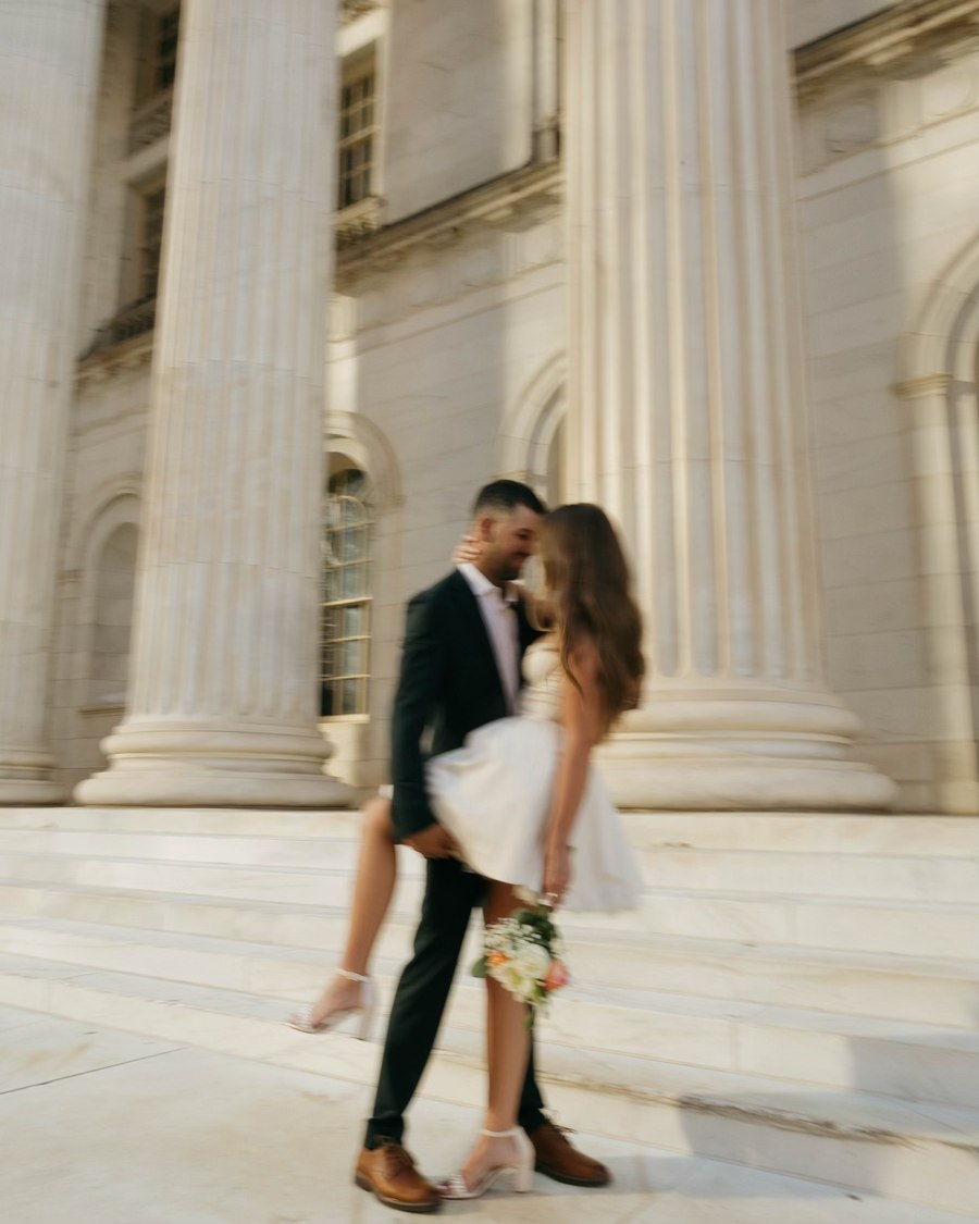 Bethany Munson on her wedding day